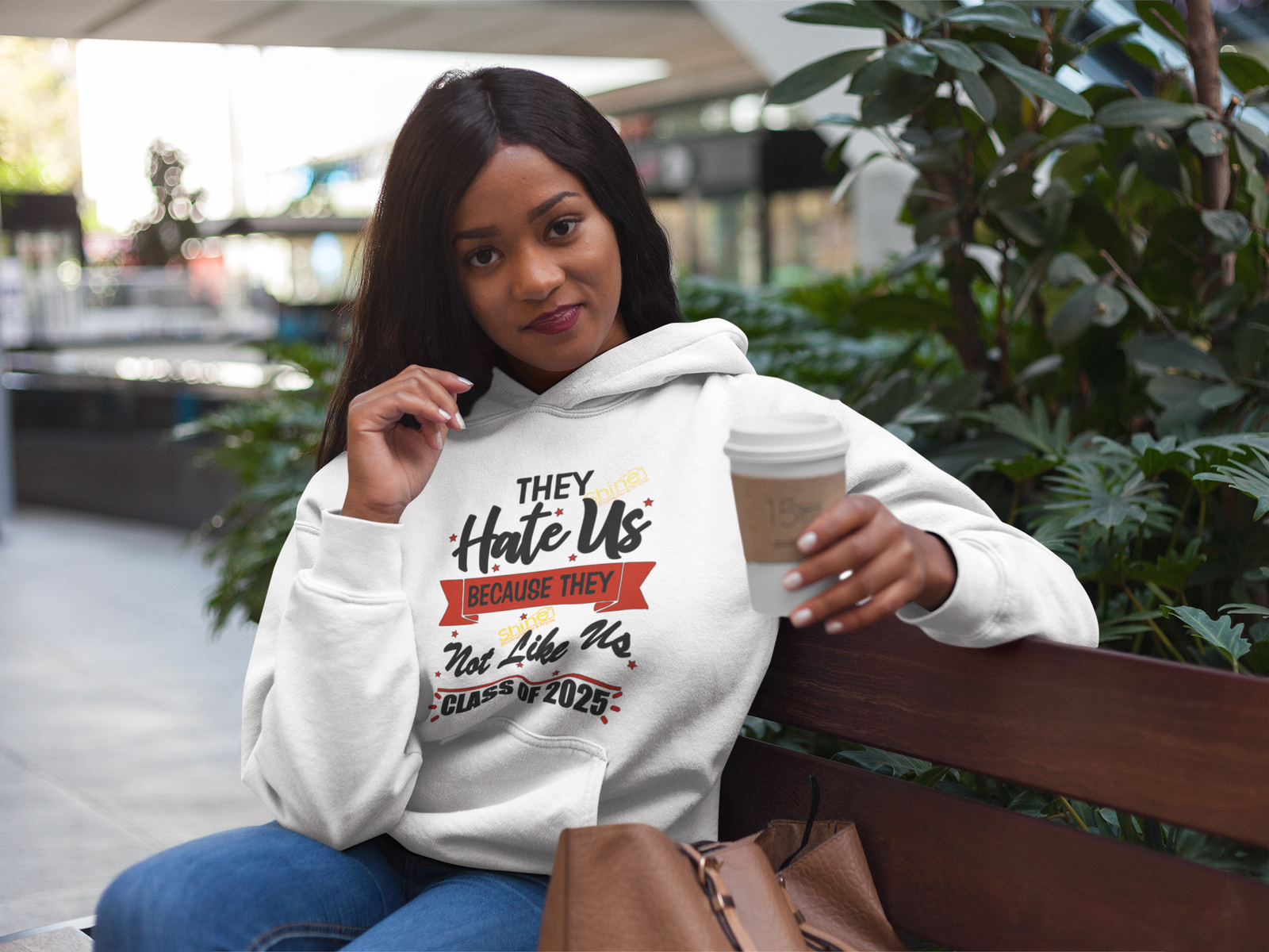 They Not Like Us Senior Class of 2025 - White, Hoodie Small image
